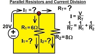 Electrical Engineering Basic Laws 14 of 31 Parallel Resistors and Current Division [upl. by Iinden161]