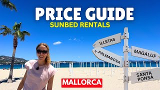 CONFIRMED The Price of Sunbeds in PALMANOVA MAGALUF and other Calvia resorts in Mallorca 2024 [upl. by Leivad]