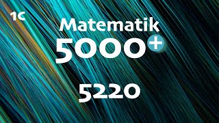 Matematik 5000 1c 5220 matte 1c [upl. by Wasson]