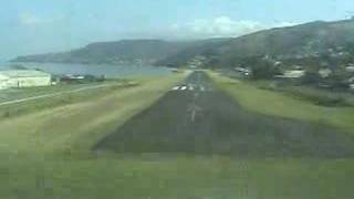 Dominica Canefield Landing in Shrike Commander [upl. by Retsam968]