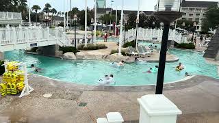 Just a little windy at Disney’s Beach Club during the Hurricane [upl. by Crofoot]