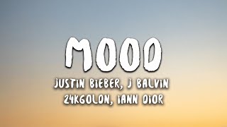 24kGoldn Justin Bieber J Balvin iann dior  Mood Lyrics [upl. by Ettevets13]