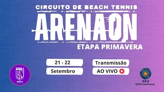 CIRCUITO DE BEACH TENNIS ARENA ON  ETAPA PRIMAVERA  FINAL MISTA INICIANTE [upl. by Niran925]