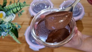 Recette de crème dessert chocolat 🍫 Sans oeuf hyper facile et délicieuse [upl. by Law]