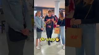 Kiss or slap 😜 funny funnyvideos [upl. by Nakhsa]