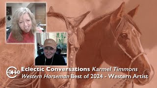 Winner of Western Horsemans 2024 Best Artist Award Karmel Timmons [upl. by Llerej377]