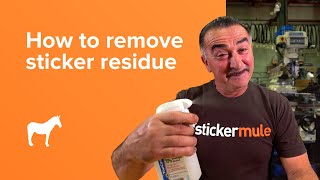 How to remove sticker residue [upl. by Takakura]