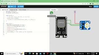 simulation of esp32 with RTC ds1307  simulation of esp32 interfacing with real time clock ds1307 [upl. by Briant54]