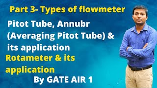 Part 3 Rotameter flow measurement  Pitot tube amp Annubar Averaging Pitot Tube  Hindi [upl. by Eelyah851]