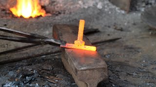 Making cockfighting knives  Blacksmith [upl. by Vaughn]