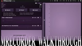 MRecorder Walkthrough [upl. by Umeko]