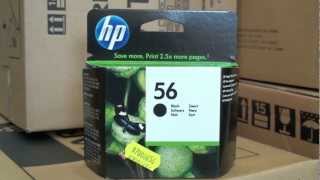 HP C6656AE No56 black 19ml [upl. by Tildi]