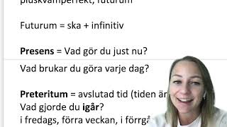 Svenska verb  verbgrupper och tempus [upl. by Neely65]