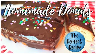 Homemade Chocolate Long John Donuts Recipe  The Perfect Donut Recipe [upl. by Llyrpa]