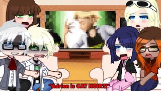 Miraculous Ladybug CASTS reacts to “ADRIEN’S TRANFORMATION”  Ft Gabriel Agreste  PART 3  AU⭐️ [upl. by Aidnyl]