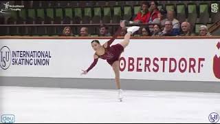 Madeline Schizas FS Nebelhorn Trophy 2024 [upl. by Nugesulo954]