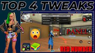 Top 4 Tweaks Will Make You Hacker 😱 New Tweaks for No RECOIL Headshots Bluestacks🔥 MsiAppPlayer [upl. by Arrik]