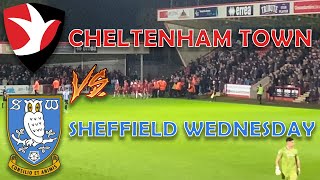 BITTERSWEET 2GOAL COMEBACK SWFC VS CHELTENHAM TOWN 202223 SEASON AWAY MATCHDAY VLOG 22 [upl. by Notac]