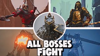 ALL BOSSES FIGHT  MORTAL SHELL WITH CUTSCENES FULL HD1080p [upl. by Alebasi435]