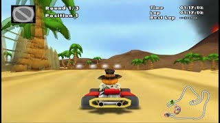 Moorhuhn Fun Kart 2008 PS2 Gameplay HD PCSX2 [upl. by Nevanod]