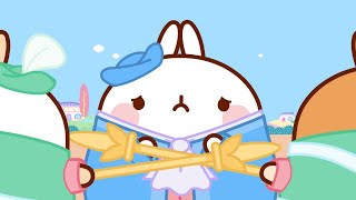 Piu Piu has disappeared 😰👑  Molang  SEASON 4  Funny Compilation For Kids [upl. by Hgielrebma]