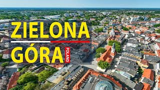 🇵🇱 Zielona Góra w 4K Sprawdź miasto z drona [upl. by Atnek]