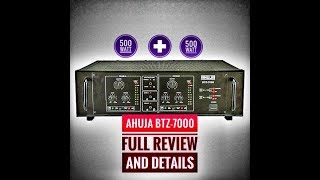 Ahuja btz7000 amplifier full review and detailshindi [upl. by Atilrak]