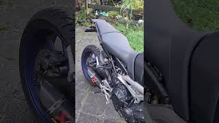 Akrapovic Yamaha MT09 2014 Cold winter start motorcycle motoren akrapovic gopro [upl. by Riamo278]