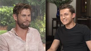 Unsuited with Chris Hemsworth and Tom Holland [upl. by Nemraciram]