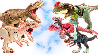 HUGE Collection Ceratosaurus King T Rex Sinotyrannus Therizinosaurus and More to come Jurassic [upl. by Notnroht]