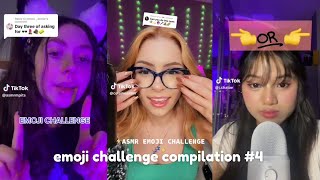 asmr emoji challenge tiktok compilation 4 [upl. by Nelrsa97]