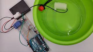 Arduino  Driving DC Motor Water Pump with Relay [upl. by Aratas762]