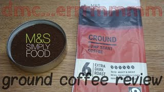 MampS Jump Start Ground Coffee Review [upl. by Oirevlis]