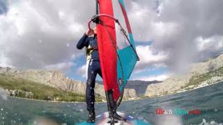 Inflatable WindSUP mistral Crossover  53m² Sail  Part 1 [upl. by Atat]