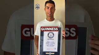 Cristiano Ronaldo Breaks The Guiness Record With 200 Apps 🐐⚽️ ronaldo football shorts [upl. by Finn357]