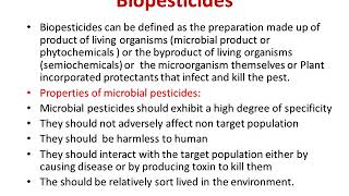 Biopesticides part 1 [upl. by Nwahsear]