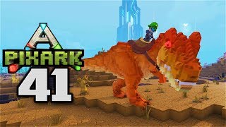 T Rex vs Doomlands Leveling Up Faster  Lets Play PixARK Gameplay Part 41 PixARK Pooping Evolved [upl. by Marguerite]