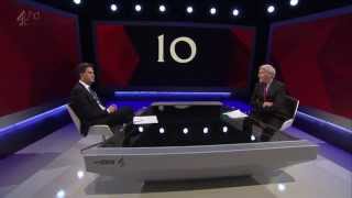 Leaders Debate  Ed Miliband interviewed by Jeremy Paxman 26th March 2015 [upl. by Andromache730]