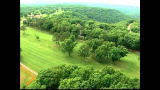 Helicopter Video of Scenery at Holiday Island AR [upl. by Aicela]