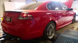 2008 G8 GT HeadsCam Dyno [upl. by Hanni]