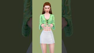 Would you wear this  The Sims 4 CAS no CC [upl. by Aihsei151]