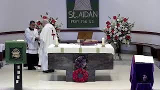 10am Mass Mon 11 Nov St Aidans Catholic Church Coulsdon UK [upl. by Nanek]