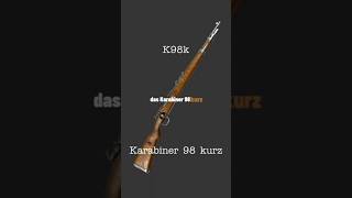 Der Karabiner 98 Ein ikonisches deutsches Gewehr [upl. by Nytsuj945]