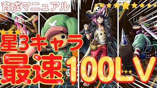 【星3キャラ育成】最速で星3キャラを100LVにする方法の完全マニュアルです【バウンティラッシュ】 [upl. by Omrellug]