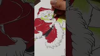 Ya viene la época del Grinch 🎄 dibujo ilustracion jimcarrey howthegrinchstolechristmas [upl. by Rockie]