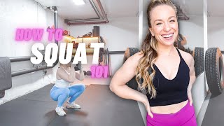 HOW TO SQUAT FOR BEGINNERS [upl. by Annahahs]