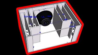 PLAN 18 INCH PARAFLEX SUBWOOFER Box Horn [upl. by Nomal]