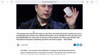 Energy Saver with Elon Musk Scam Explained  Fake Energy Saver device [upl. by Ziegler]