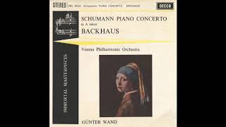 Schumann Piano Concerto Wilhelm Backhaus Vienna Philharmonic Orchestra Günter Wand 19602020 [upl. by Eberto]