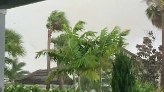 Tornado Cracks Window Wreaks Havoc on Palm Beach Gardens Neighborhood [upl. by Stratton]